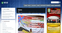 Desktop Screenshot of bappeda.kalbarprov.go.id